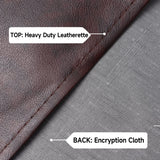 GSE 12' Heavy-Duty Leatherette Shuffleboard Table Cover for Shuffleboard Table Accessories(Brown) GSE Games & Sports Expert