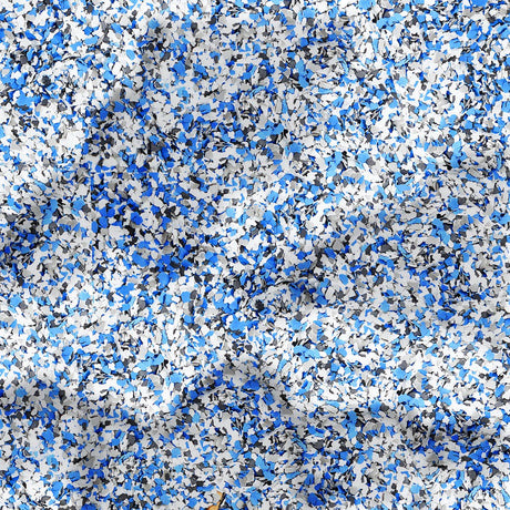 9 Kg/ 20 lb Decorative Color Chips Garage Floor Epoxy Kit Blend Paint Flakes Concrete Floor Coatings for Garage Floor Paint Interior Exterior Walls Floors (Black White Gray Blue) Fabbay