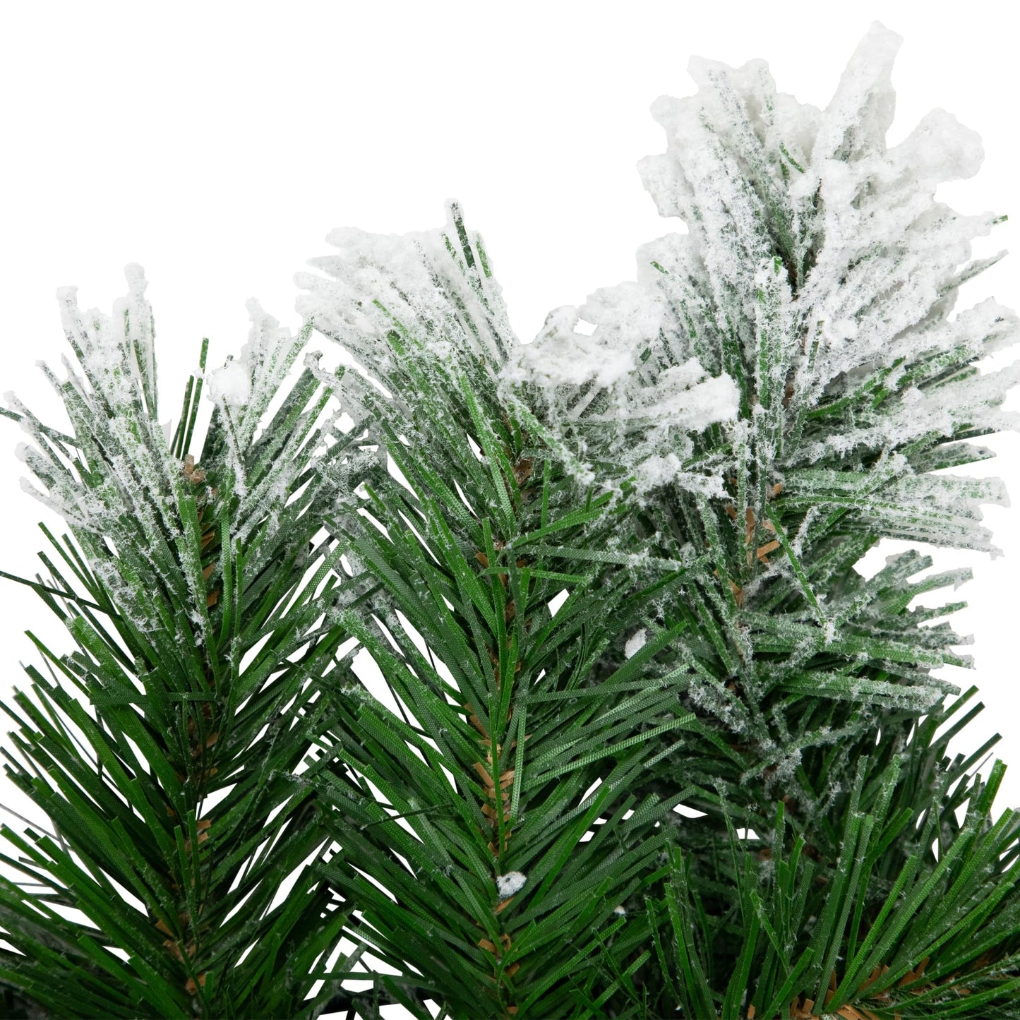 Northlight Snowy Flocked Angel Pine with Pine Cones Artificial Christmas Wreath - 36" - Unlit