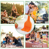 4PCS Silicone Basting Pastry Brush, Kaloo Kitchen Cooking Brush for Food Butter Oil BBQ Sauce Baking, Heat Resistant & Dishwasher Safe (Stylish Dog Pattern) KL KALOO