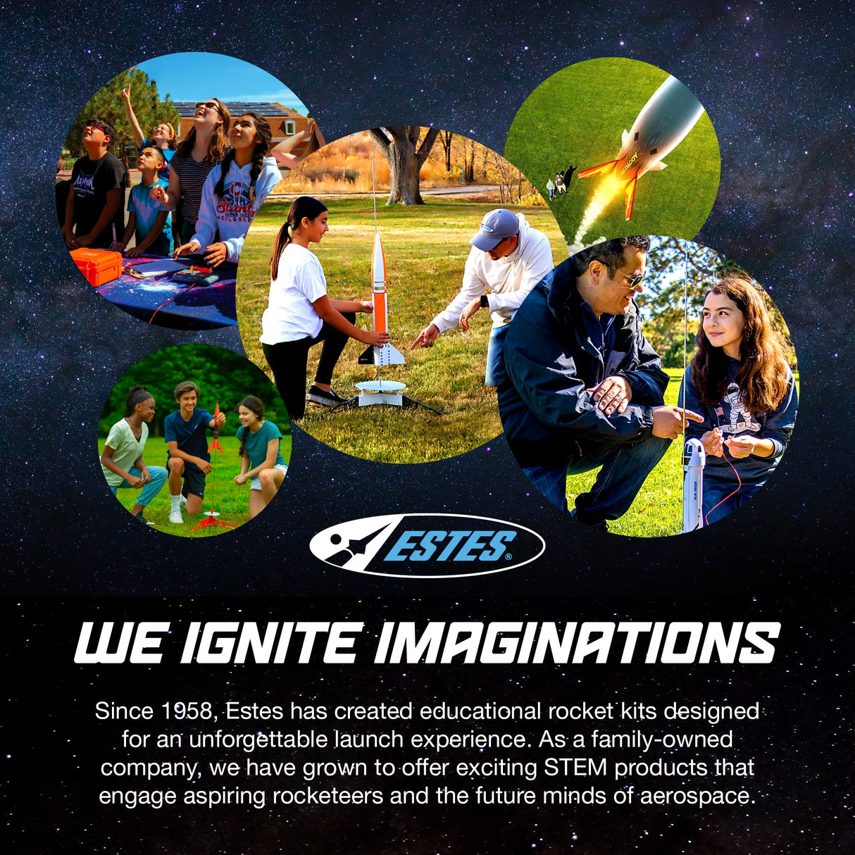 Estes 1403 Riptide Rocket Launch Set, Prebuilt Beginner Flying-Rocket-Model Set for Ages 10+, Includes Launch Pad System Estes