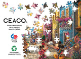 Ceaco - Thomas Kinkade - Disney - Mickey and Minnie in Mexico - 1000 Piece Jigsaw Puzzle Ceaco