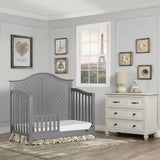 Dream On Me Ella 5-in-1 Full Size Convertible Crib in Storm Grey, Greenguard Gold Certified Dream On Me