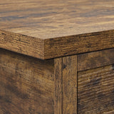 Yaheetech Coffee Table, 40in Lift Top Coffee Table, Rustic Industrial Lift Up Center Table with Storage Compartments & Shelf for Living Room Reception, Rustic Brown Yaheetech