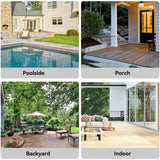 YITAHOME Patio Chaise Lounge Chair Set of 4, Wicker Chaise Lounge Outdoor Rattan Reclining Chair with Armrests/Pull-out Cup Holder/5-Position Backrest/Cushion & Headrest-Beige YITAHOME