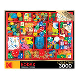 RoseArt - Kodak Premium - Vintage Toy Box - 3000 Piece Jigsaw Puzzle for Adults RoseArt