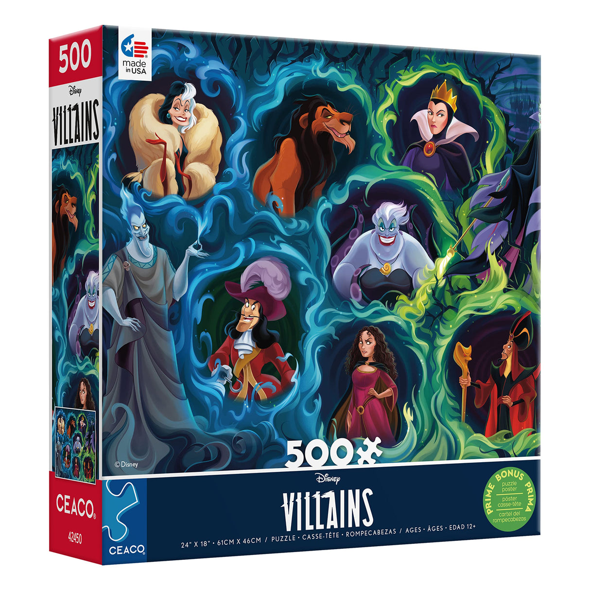 Ceaco - Disney - Villains - 500 Piece Jigsaw Puzzle Ceaco