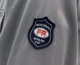 BOCOMAL FR 6.25oz Lightweight Summer Welding Shirt - Flame Resistant, Relaxed Fit, Cotton, Long Sleeve, Button Down Collar, Light Gray BOCOMAL