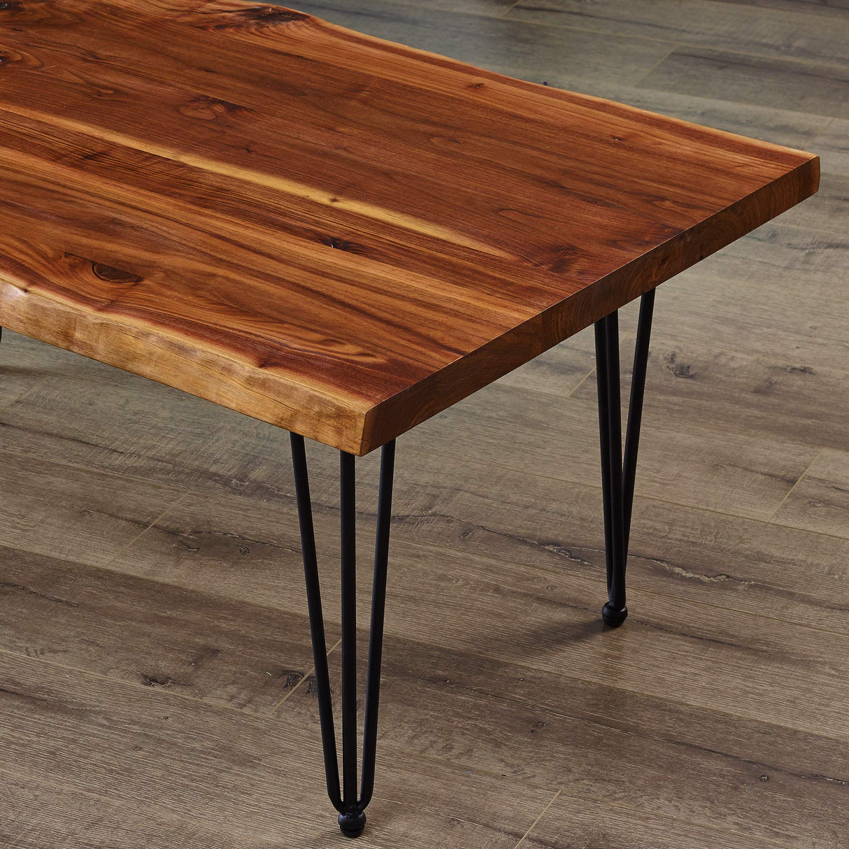 Home Soft Things Hairpin Metal Table Legs 20 Inch Legs for Furniture Coffee Bench Dining End Industrial Table Desk Set of 4 with Black Screws Adjustable Cushion Floor Protectors, 20" Home Soft Things