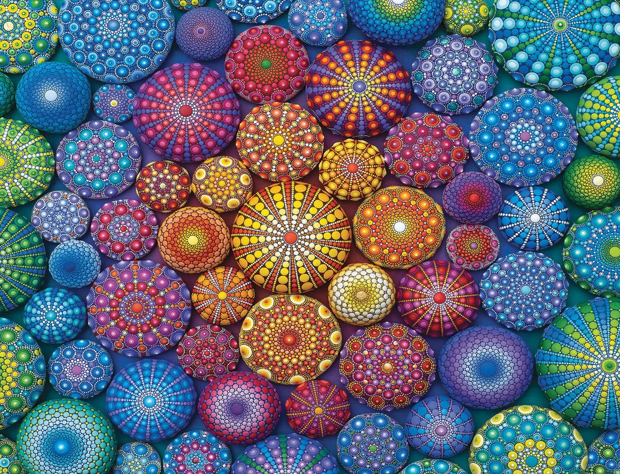 Ravensburger Radiating Rainbow Mandalas Puzzle - Engaging 2000 Piece Jigsaw | Unique Stone Artwork | Perfect Interlocking Fit | Ideal for Relaxation | FSC Certified Ravensburger
