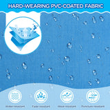 Yaheetech 10-in-1 Inflatable Bounce House w/Slide, Outdoor Water Slide w/Bouncer & Large Splash Pool for Kids Aged 3-10, Jumping Castle w/Storage Bag & 650W Blower Yaheetech