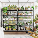 REIBII 5-Tier Wire Shelving Rack Storage Shelves Metal Shelves,1020 LBS Adjustable Heavy Duty Metal Shelving Units and Storage for Garage Pantry Bathroom 29" W X 14" D X 63" H REIBII