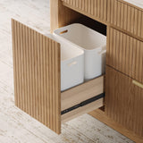 homary Kitchen Island Modern Wood Kitchen Island with Sintered Stone Top and Storage,Whitewash, Spacious Design for 2-3 Stools (Whitewash, 72'') homary