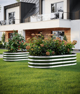 ZFHgarden Raised Garden Bed, 4x2x1ft Raised Beds for Gardening Outdoor for Vegetables Flowers Ground Planter Box，Galvanized Raised Garden Beds ZFHgarden