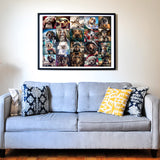 Think2Master Cute Dogs 250 Pieces Jigsaw Puzzle Featuring heartwarming Puppies and Dogs. Fun Toy for Kids, School & Families. Great Gift for Boys & Girls Ages 8+. Size: 14.2” X 19.3” THINK2MASTER