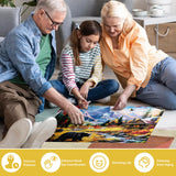 500 Pieces Jigsaw Puzzles for Adults Puzzle Bear Mountain Nature Puzzle for Children Elderly, Recycled Paper Puzzle 500 Pieces, Challenging Puzzle Family Game Great Gift for Friends, 20.5 x 15 Inch Jeacirio