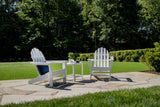 POLYWOOD AD4030WH Classic Outdoor Adirondack Chair, White Polywood