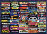 Arcadeageddon! Retro Arcade Game Collage Puzzle for Adults and Kids | Difficult 1000 Piece Jigsaw Puzzle, '80s Toys & Games | Interactive Brain Teaser, Fun Quarantine Gifts | 28 x 20 Inches Toynk