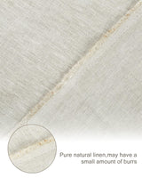 Pllieay 39 x 55 Inch Natural Pure 100% Linen Fabric, Plain Solid Colour Linen Fabric Cloth for Needlework, Dressmaking, Skirts, Bag, Embroidery, Tablecloths and Garments Craft Pllieay