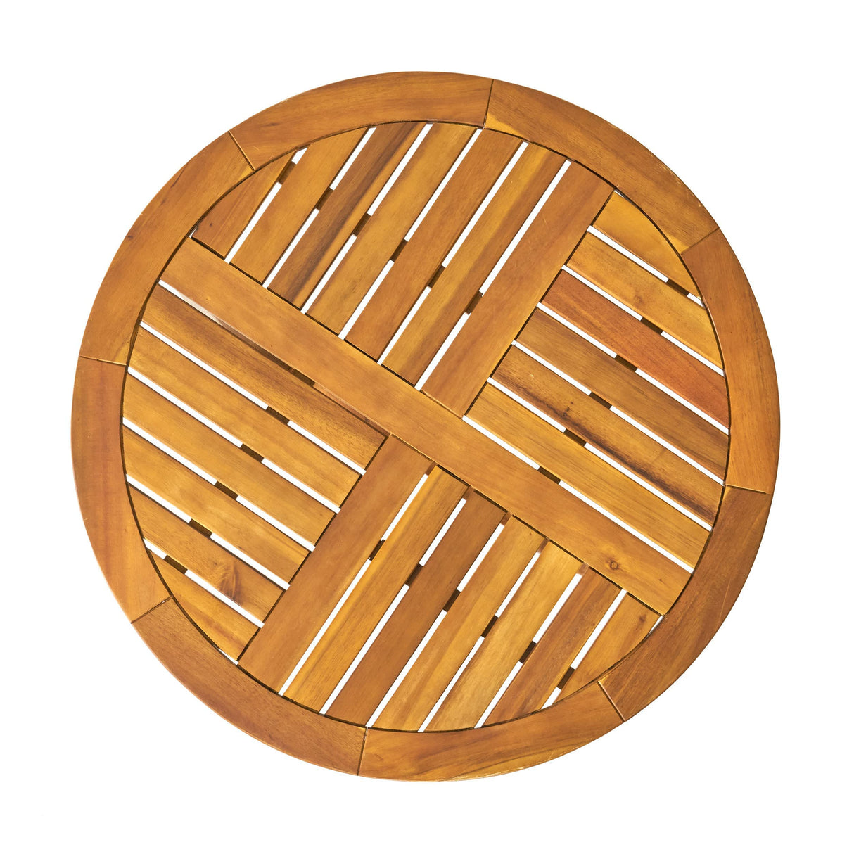 Christopher Knight Home Carina Accent Round Table, Teak Finish Brown Christopher Knight Home