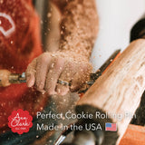 Perfect Cookie Rolling Pin 1/4-in. Fixed Depth Hardwood Made in the USA by Ann Clark Ann Clark Cookie Cutters