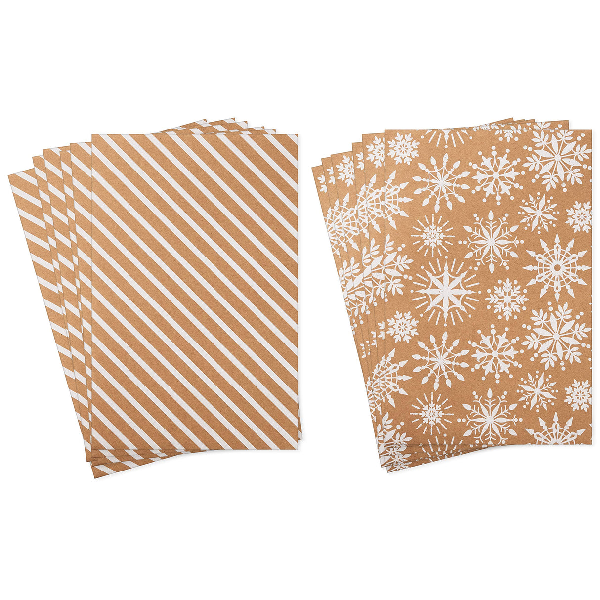 Hallmark Medium Christmas Gift Boxes with Lids (12 Shirt Boxes, 3 Designs: Navy Snowflakes, Gold Trees, Peace on Earth) for Christmas, Hanukkah, Holiday Parties Hallmark