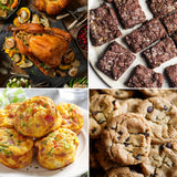 Baker's Secret Bakeware Sets Stackable Baking Set of 5 Bakeware Pans, Bakeware Set, Baking Pan Set, Muffin Pan, Roaster Pan, Square Pan, Cookie Sheet, Loaf Pan, Dishwasher Safe, PFOA PFOS PTFE Free Baker's Secret