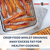 Nordic Ware Oven Crisp Baking Tray, 17.10 x 12.40 x 1.40 inches, Natural Nordic Ware