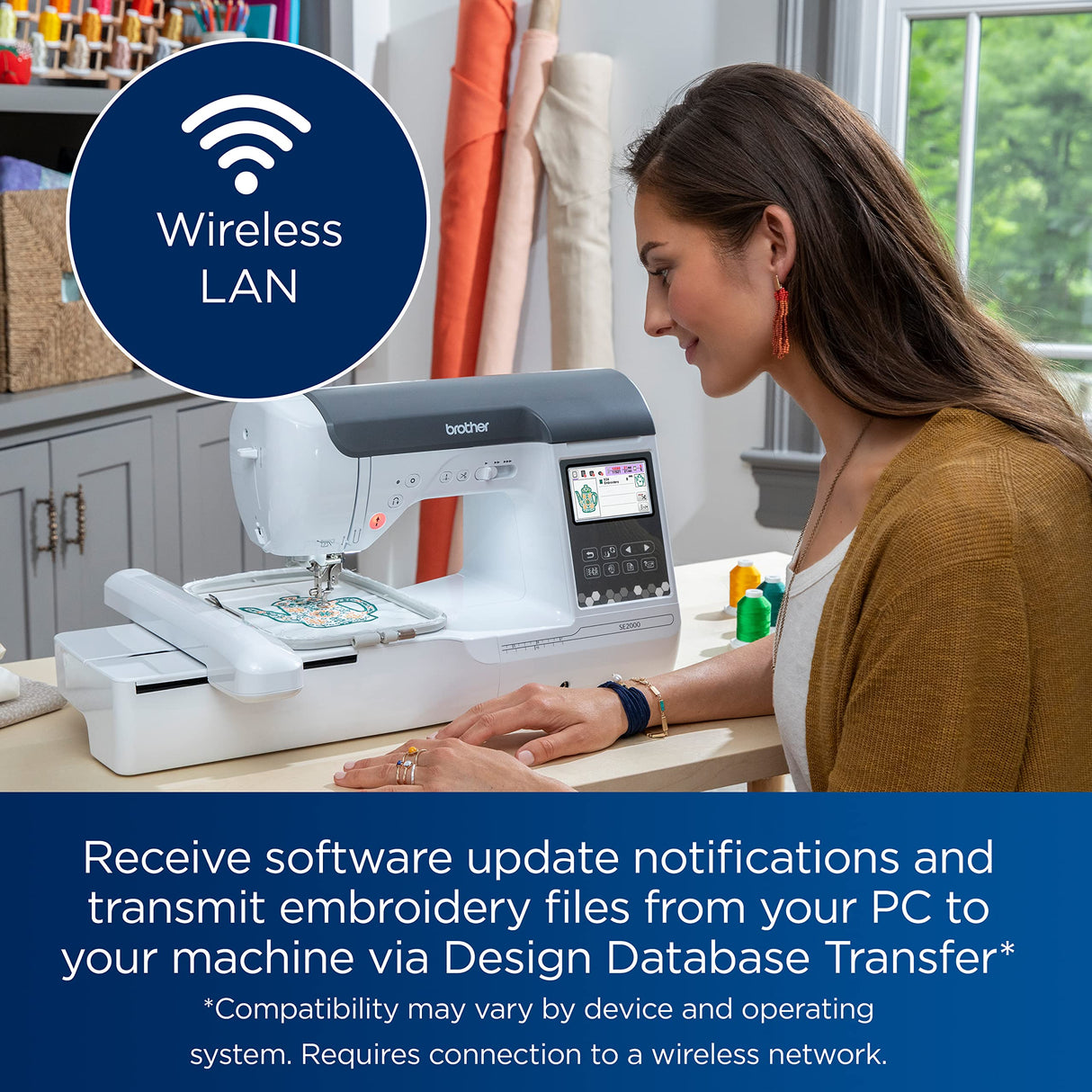 Brother SE2000 Computerized Sewing and Embroidery Machine Brother