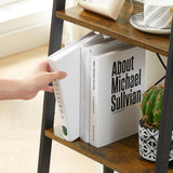 EYOCAL 3-Tier Bathroom Ladder Shelf, Standing Tower Shelf Bookcase Freestanding Tower for Living Room Home and Office EYOCAL