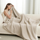 Amélie Home Waffle Throw Blanket for Couch, Soft Cozy Chenille Knit Blanket Warm Decorative Throw for Sofa, 50"x60", Beige Amélie Home