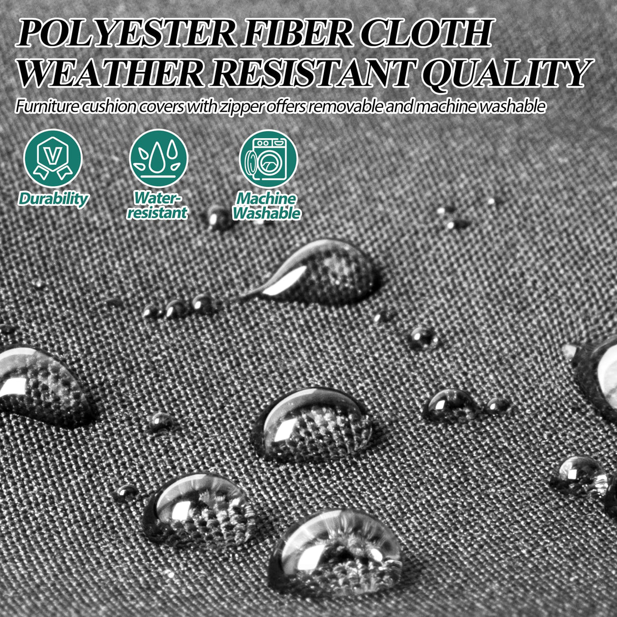 GARTOO Outdoor Aluminum Furniture Set - 5 Pieces Patio Conversation Sofa Sets with Upgraded Removable Cushion, Outside Sectional Sofas Sets with Coffee Table for Balcony, Backyard, Patio, Poolside GARTOO