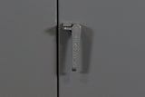Strong Hold, 60" W x 24" D x 78" H, Industrial Cabinet, Heavy-Duty, Welded and Assembled, 12-GA Steel, Independent Locking Doors, 4 Adjustable Strong Hold