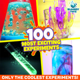 Bloonsy Science Kits for Kids | Ultimate Chemistry Lab Setup with 100 Experiments | Toys Set for Boys and Girls Age 7-8-9-12 BLOONSY