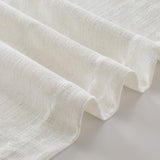 Pinch Pleated Linen Curtains 108 Inches long for Living Room 2 Panels Set Cream Ivory Flax Double Pleated Drapes Back Tab Neutral Boho Ceiling Floor 108 Inch Window Curtains Bedroom Natural Birch TWODRAPES