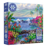 Ceaco – The Essence of Aloha - 300 Piece Jigsaw Space Saver Puzzle – Puzzles for Smaller Spaces and Surfaces Ceaco