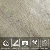 W&S 24 PCS Caesious Grey Peel and Stick Wood Panels for Walls, Stick on Wood Look Tile for RV,Living Room,Accent Wall,Faux Wood Paneling for Kitchen Backsplash,Self Adhesive Wall Planks W&S WOOD & STONE