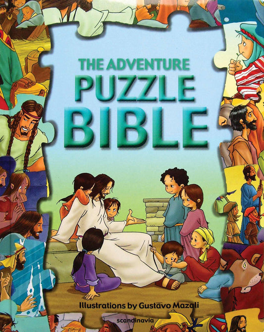 The Adventure Jigsaw Bible-Puzzle Bible-Bible Games-Bible Story Book for Children-Noah-Ark-Daniel-Lions-Jesus Feeds-Jesus Heals-Resurrected Jesus-Kid ... Board Book (Puzzle Bible Books)