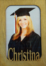 Personalized Laser Cut Name Photo Frame Mat for 5x7 Frame Generic