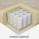 HOMCOM Power Lift Recliner Chair for Elderly, Easy Assembly, Fabric Lift Chair for Adults, Recliner Sofa with Remote Control, Side Pockets for Living Room, Beige HOMCOM