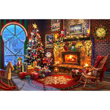 Lavievert Wooden Jigsaw Puzzles 1000 Piece Christmas Puzzles for Adults and Kids - Fireplace, Christmas Tree, Stockings LAVIEVERT