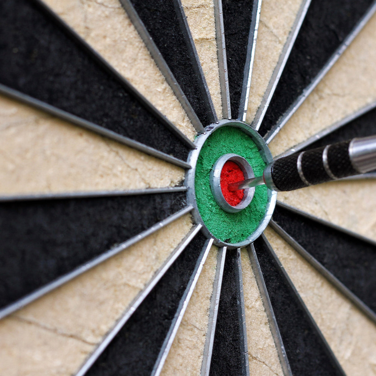 Bristle Dart Board, Tournament Sized Indoor Hanging Number Target Game for Steel Tip Darts- Dartboard with Mounting Hardware by Hey! Play! Hey! Play!