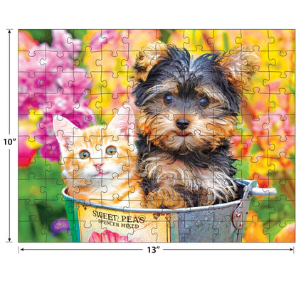 RoseArt - Kodak Premium - Bucket Buddies - 100 Piece Jigsaw Puzzle for Adults