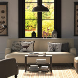 Simple Houseware Wood Top Shoe Storage Bench for Entryway, Rustic Brown Simple Houseware