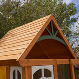 KidKraft Sterling Falls Wooden Swing Set/Playset with Clubhouse, Mailbox, Slide and Play Kitchen KidKraft