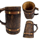 collectiblesBuy Antique Wooden Beer Mug Beverages Tankard Coffee Stein Groomsmen Idea Medieval Inspired Drinking Mug Kitchen Accessories Home Decor collectiblesBuy