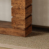 LIKEMET 55 Inch Console Table Farmhouse Entryway Table, Wood Sofa Table Accent Table with Open Storage, Narrow Couch Table for Entrance, Hallway, Foyer, Living Room LIKEMET