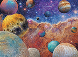 Cross & Glory - Galaxy Quest: Symphony of The Cosmos - 1000 Piece Jigsaw Puzzle for Adults | Solar System Galaxy Space | Vibrant | Educational | Family Fun Cross & Glory