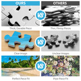 Puzzles for Adults 500 Piece Puzzle Hawaiian Sunset Beach Jigsaw Puzzle, Art Home Decor DIY Funny Parent-Child Game Toy Challenging Puzzle Gift for Mom, Wife, Friend, Finished Puzzle Size is 21 x 15 Jeacirio