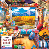 RoseArt - My Happy Place - Van Life - 750 Piece Jigsaw Puzzle for Adults RoseArt